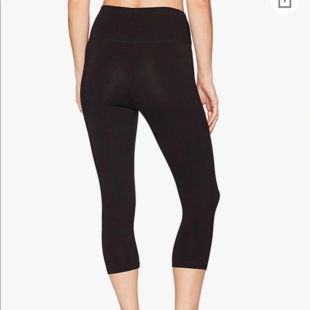Spaulding cropped black cotton leggings